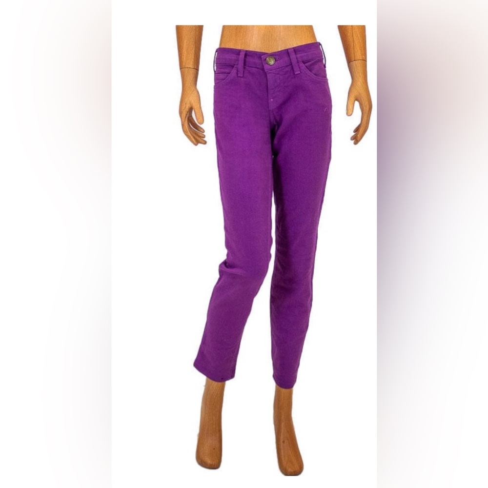 Current/Elliott Ankle Skinny Purple stretch denim Jeans